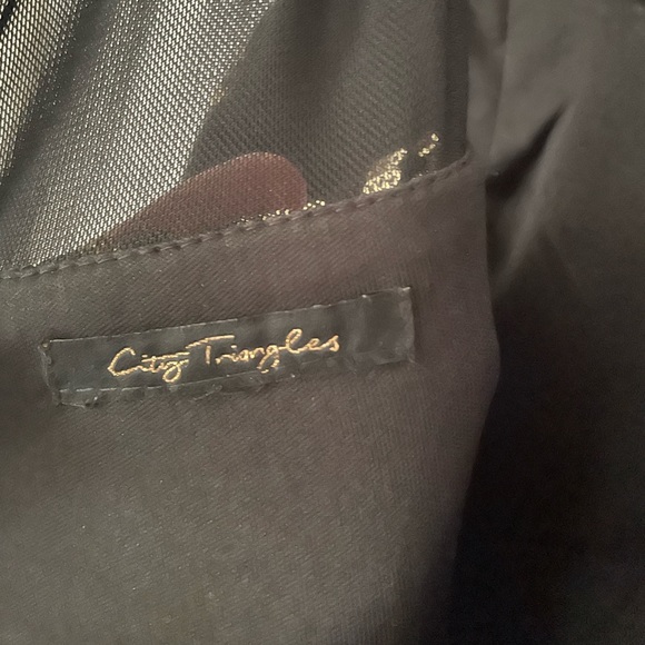 Black and Gold Sequin Formal Dress - Picture 7 of 8